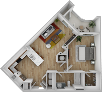 A2 - One Bedroom / One Bath