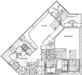 A2 ADA - One Bedroom / One Bath 